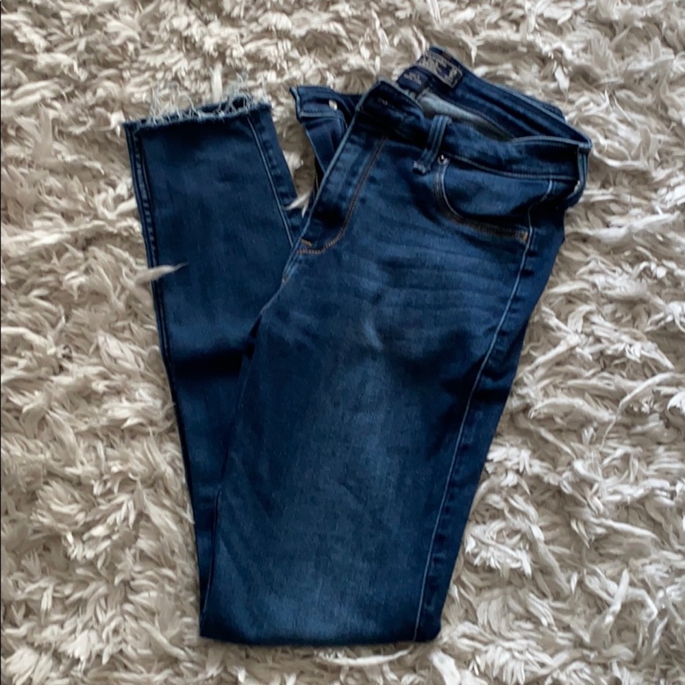 A&F high rise jean legging size 8r